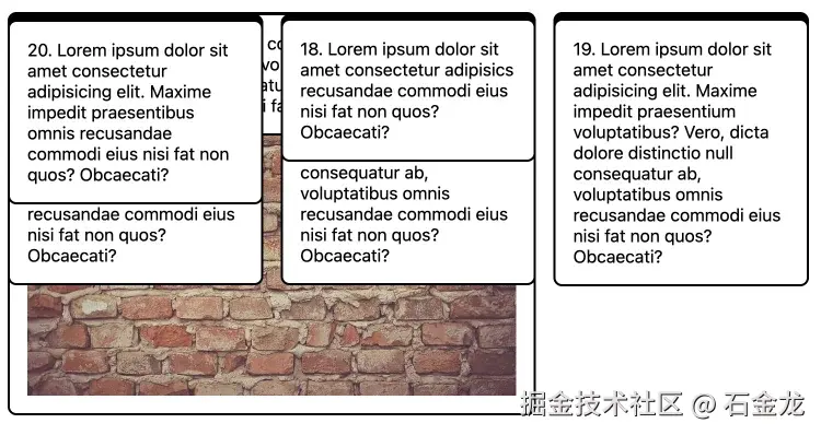 卡片变成垂直堆叠。