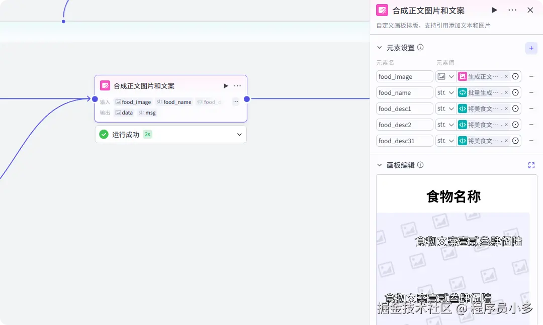 合成正文图片和文案