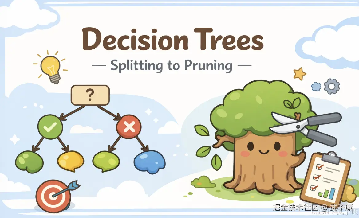 大数据-201 决策树从分裂到剪枝：信息增益/增益率、连续变量与CART要点