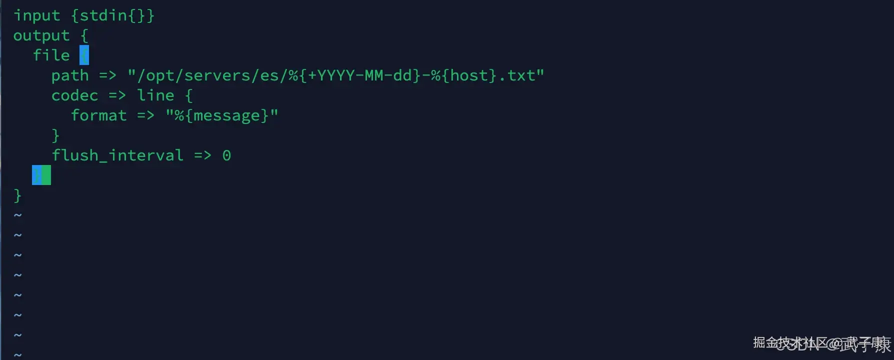 Logstash Input output