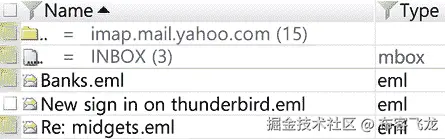 图 8.4：Thunderbird 收件箱