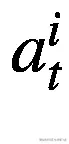 {a}_t^i