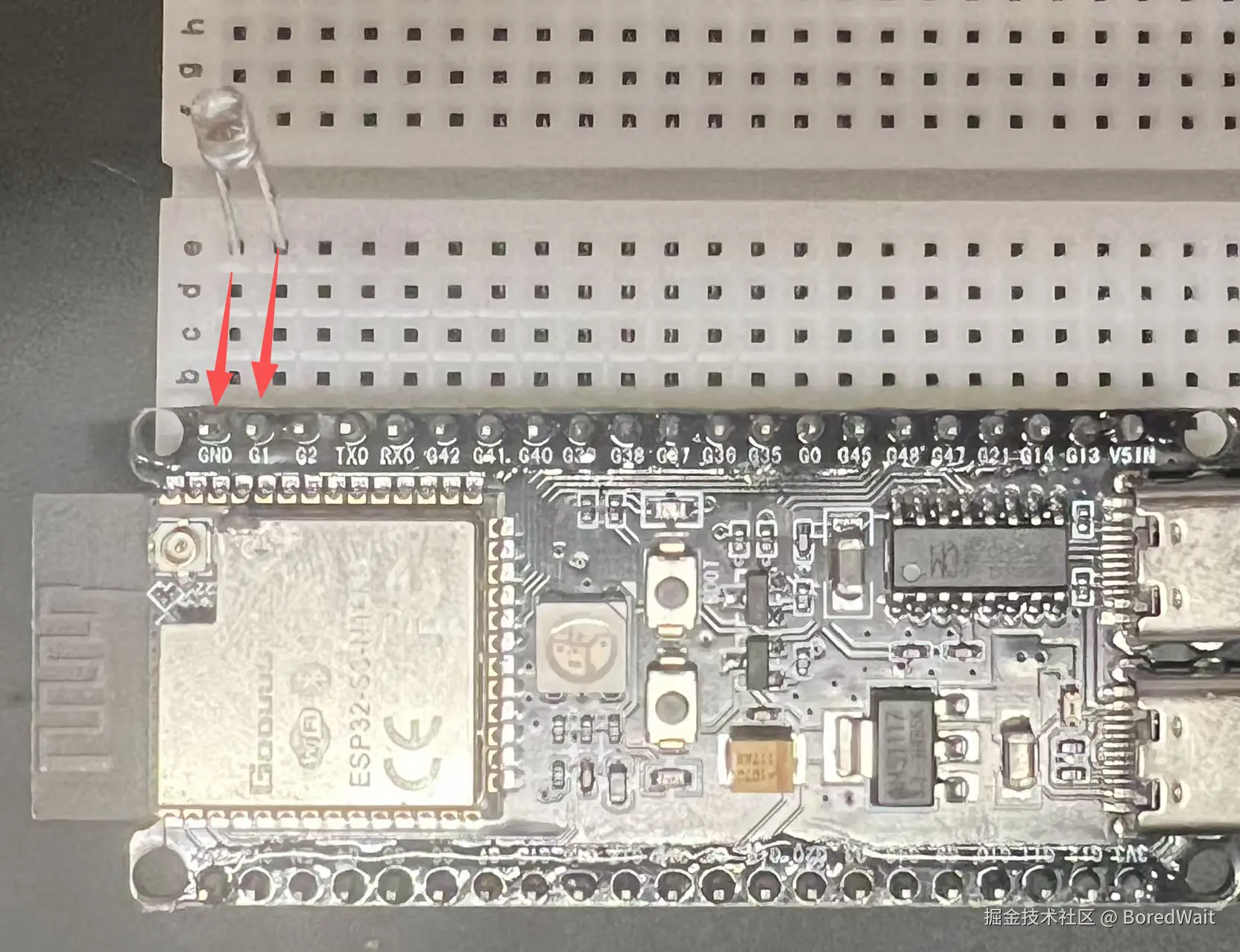 led灯接入电路板