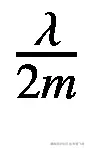 \frac{\lambda }{2m}