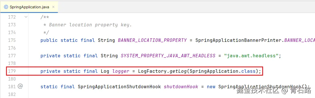 SpringApplicaton179行