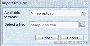 导入您的 Nmap 数据