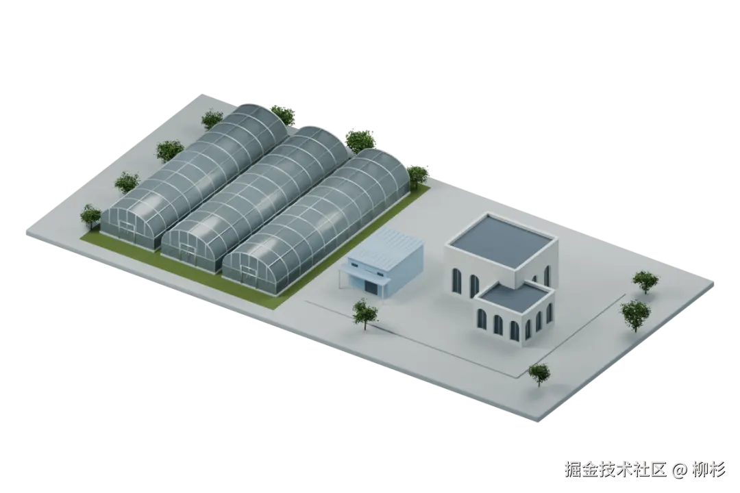 Blender MCP 的 G03 与水肥房小样