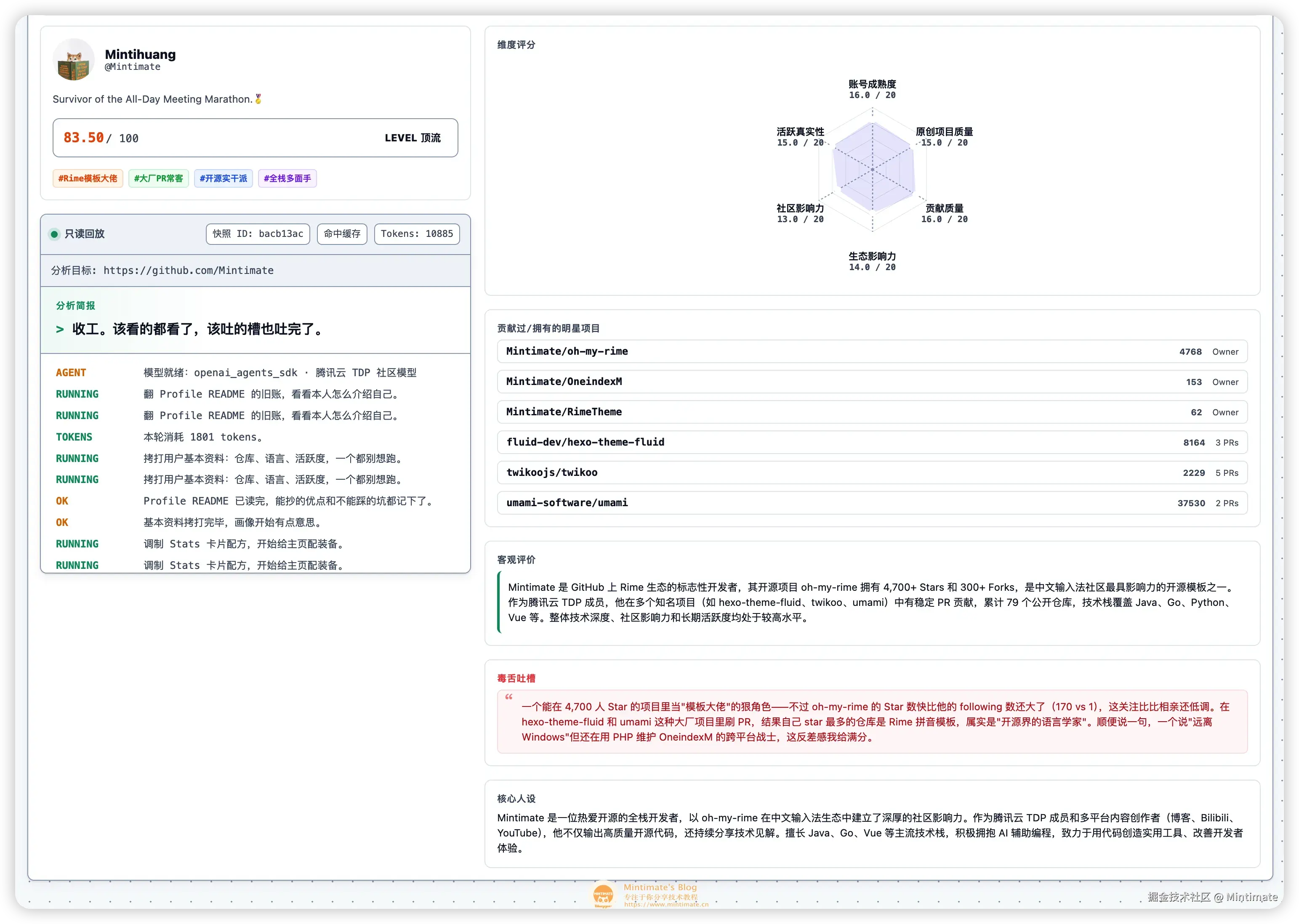 DevStats 独立画像页