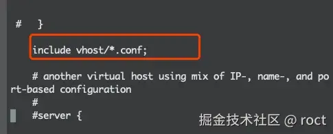引入vhost, 代码和server同级