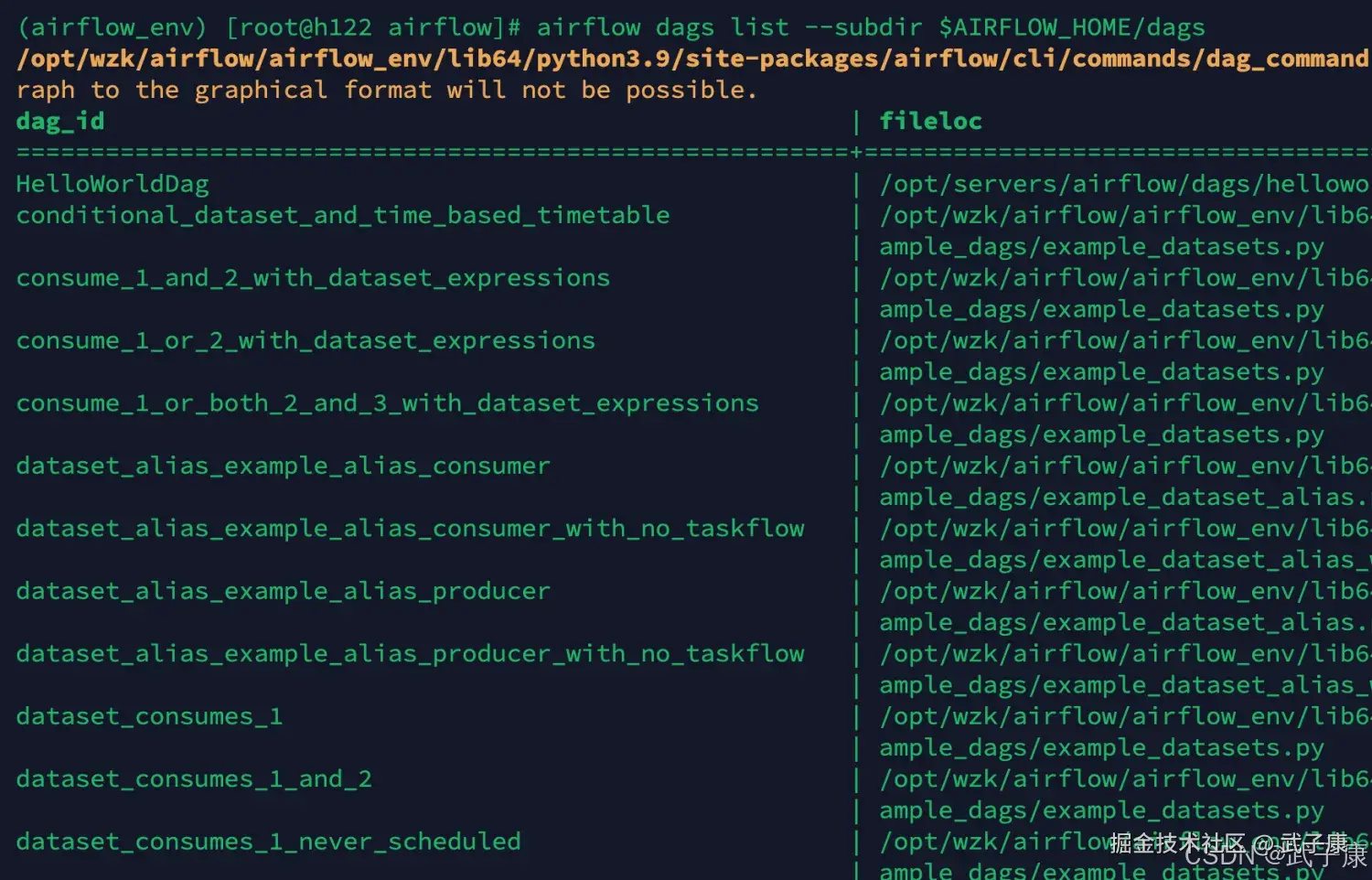 离线数仓 Airflow 查看 DAG 中的 Task