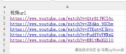 目标视频