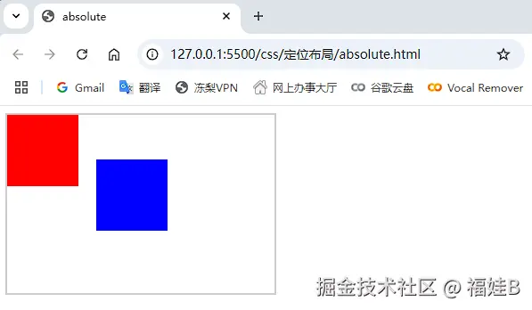 绝对定位