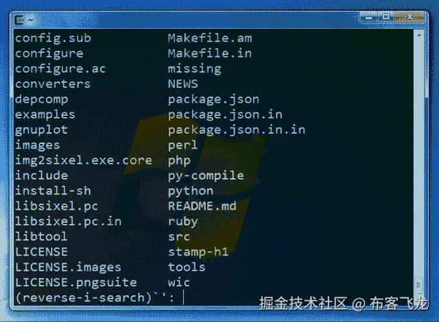 终端中图像的 Sixel 示例