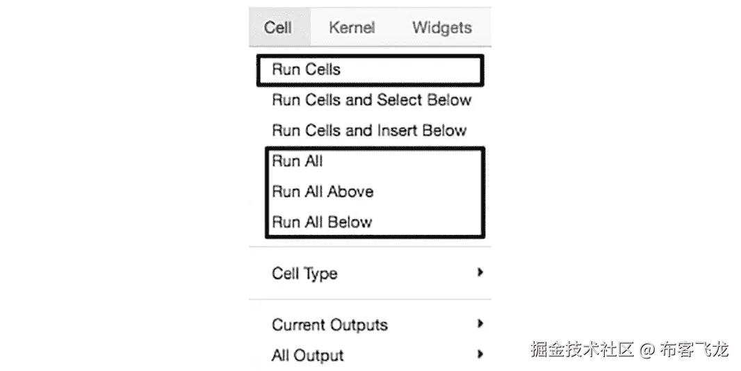图 1.10：在 Jupyter Notebook 中运行单元格