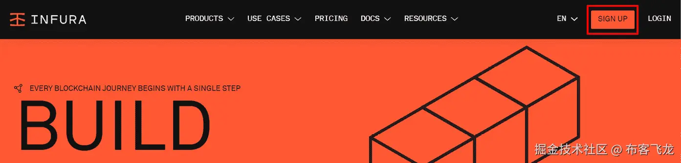 图 A1.10 – Infura 注册