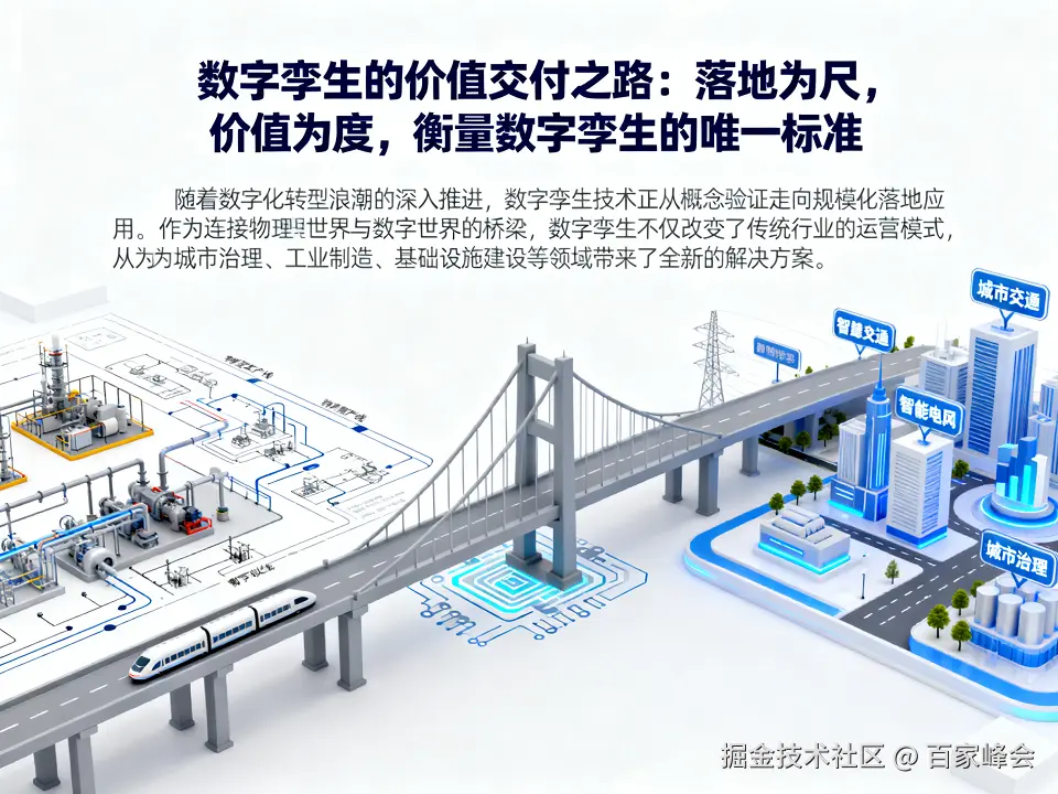 数字孪生的价值交付之路：落地为尺，价值为度，衡量数字孪生的唯一标准