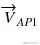 {\overrightarrow{V}}_{AP1}