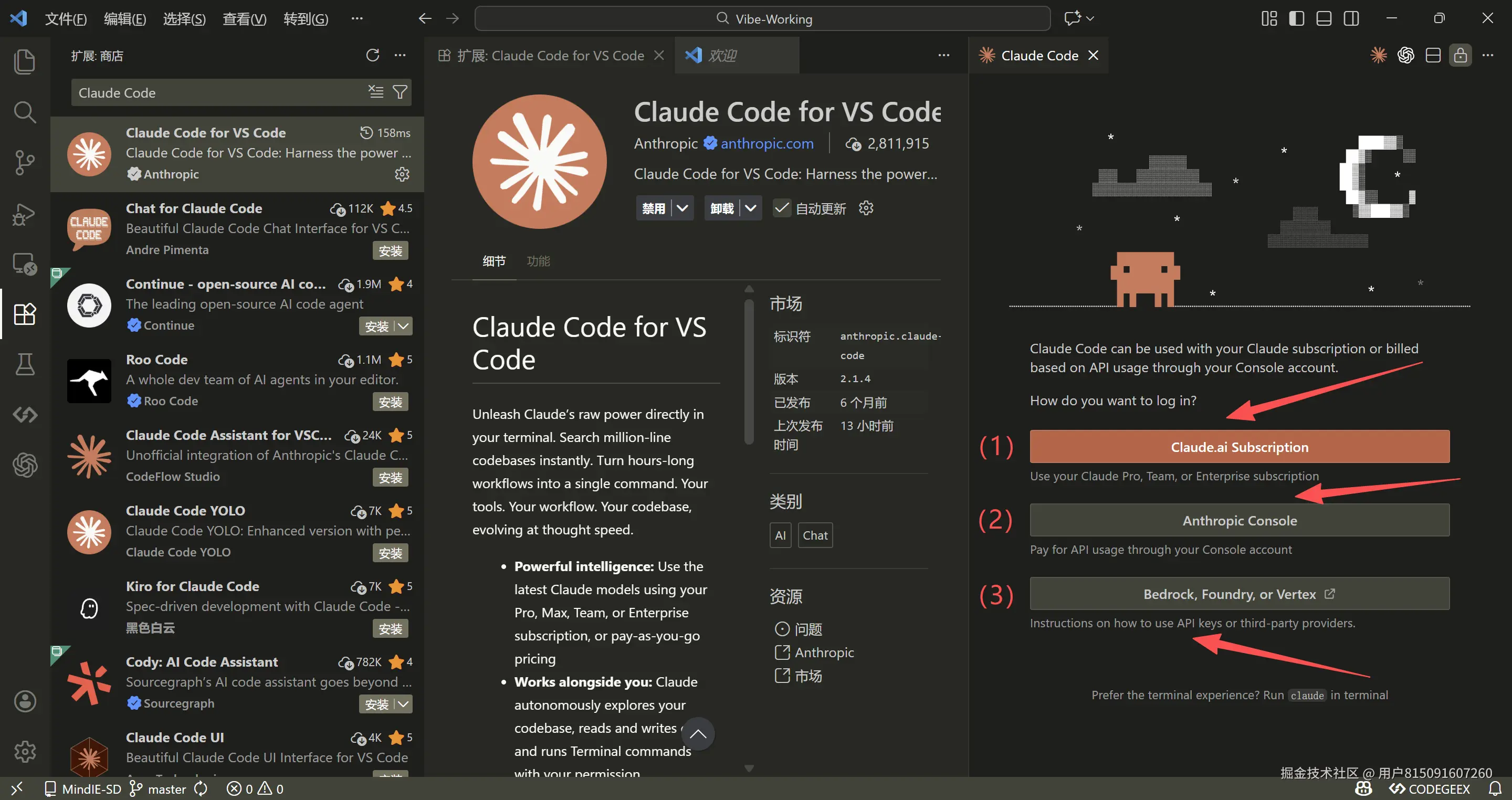 VSCode插件Claude Code for VSCode配置AI中转与详细使用教程
