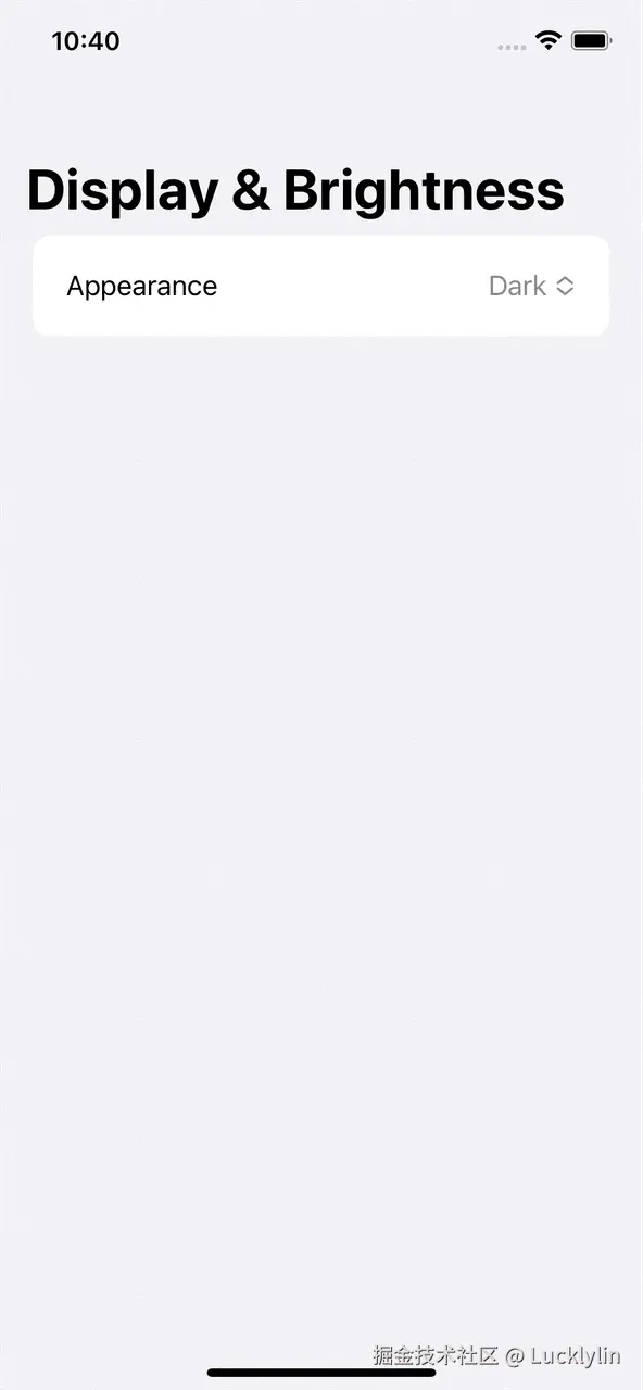 The default picker style in iOS 16.