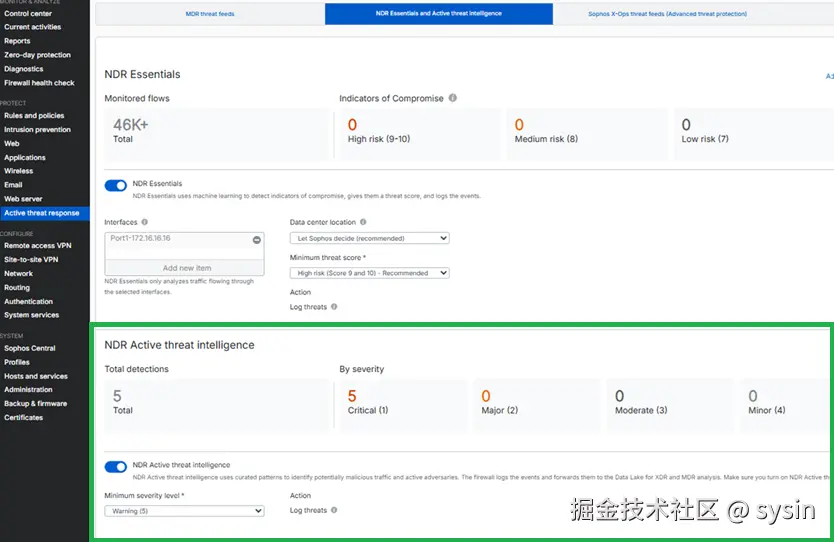 Sophos Firewall v22 MR1