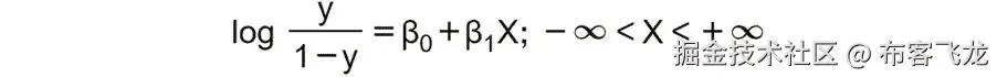 图 5.11：通过替换 p(类别=A)得到的逻辑回归模型的逻辑函数