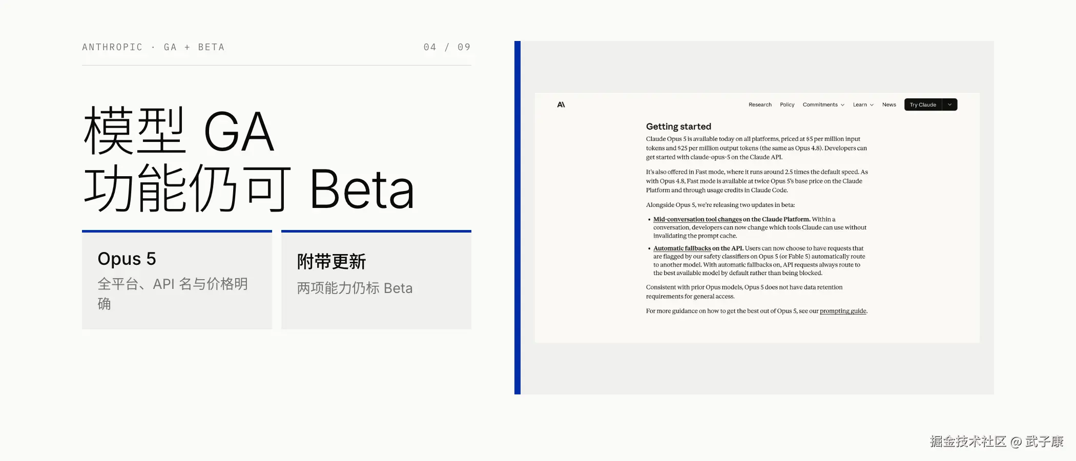 Anthropic：模型可用与 Beta 功能并存