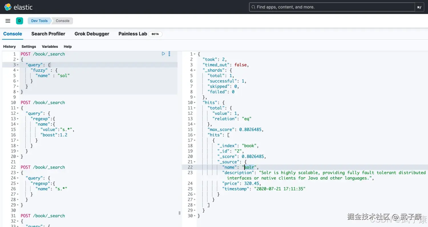 Elasticsearch 模糊搜索