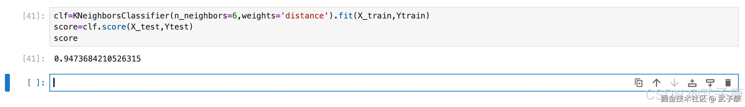 KNeighborsClassifier