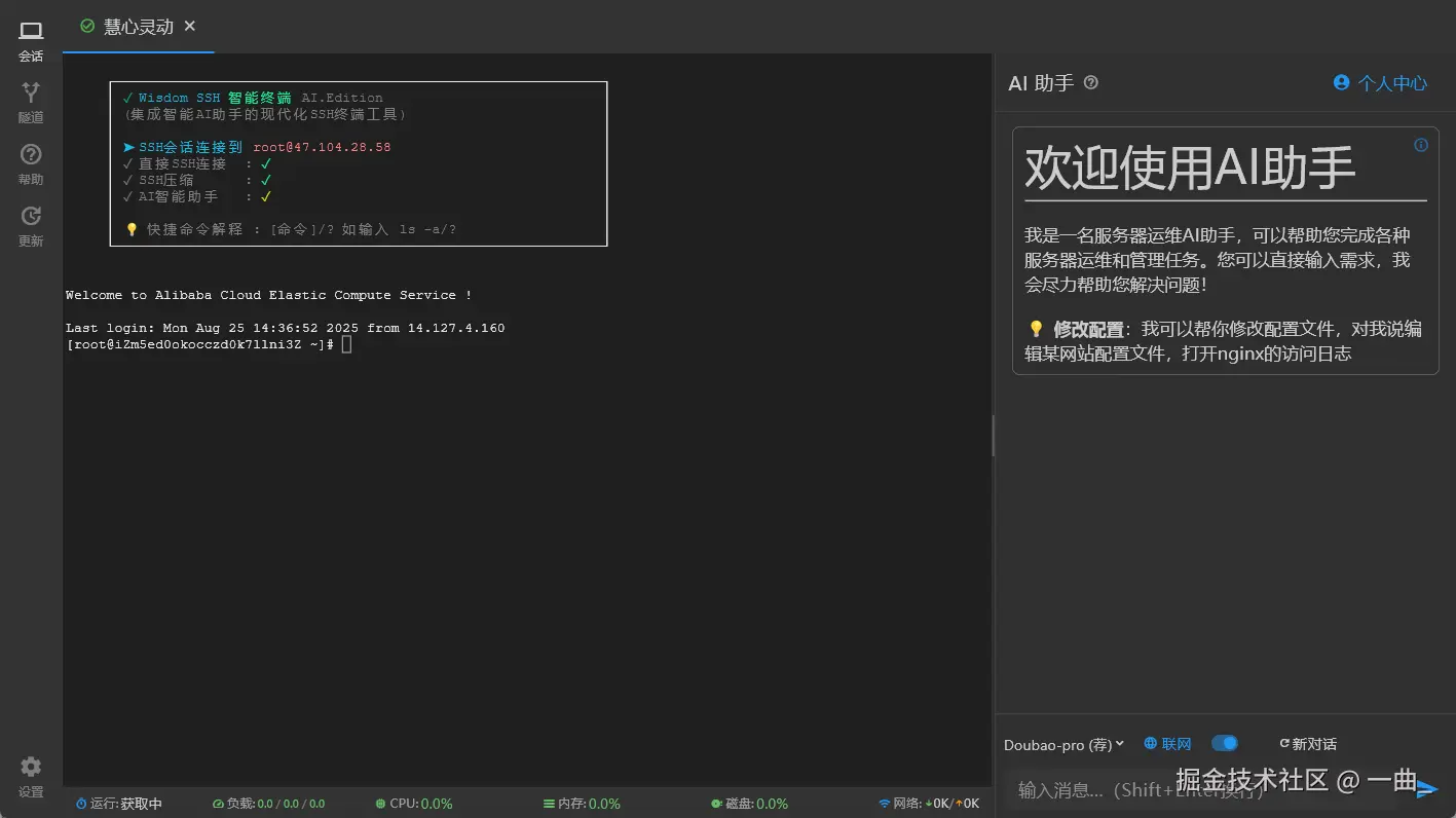 Wisdom SSH 软件界面