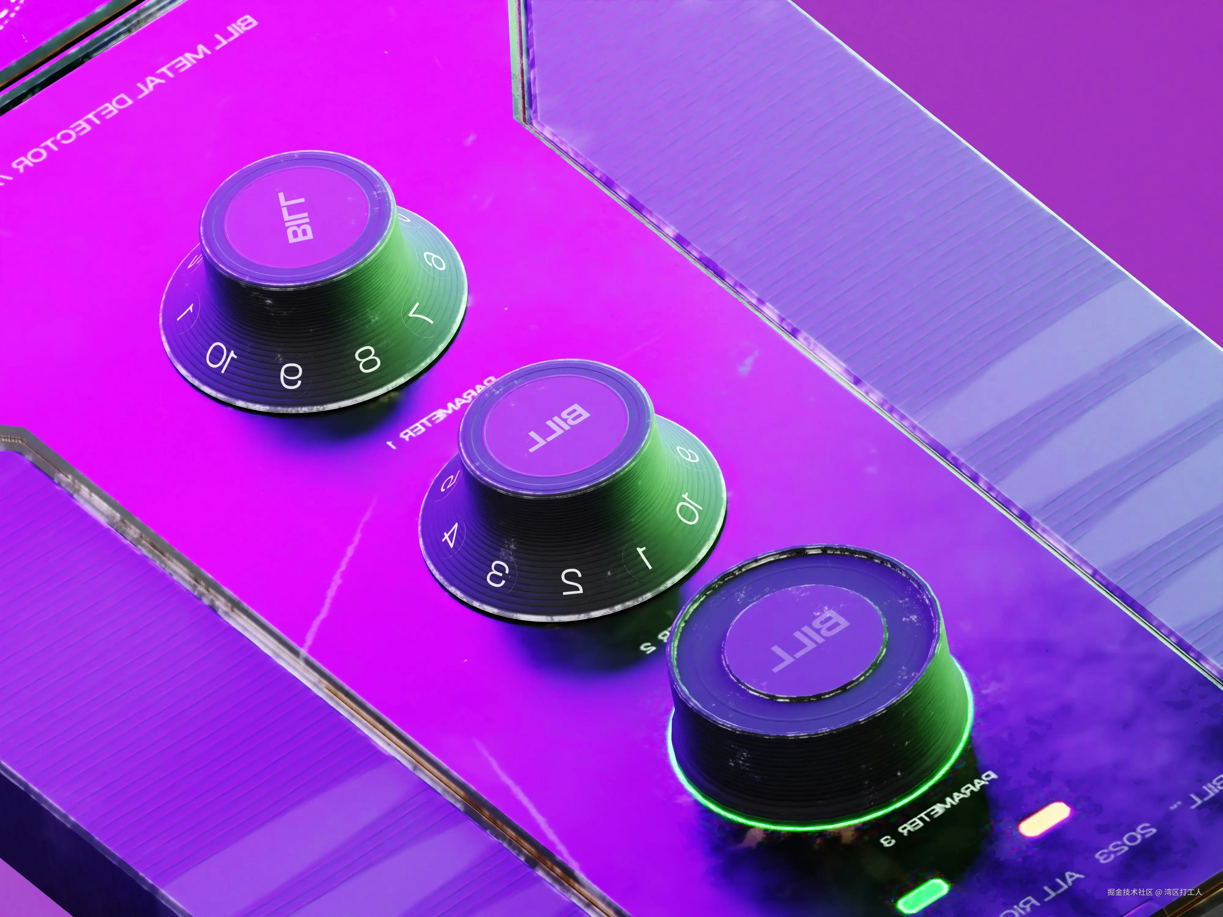 配图1：控制面板按钮